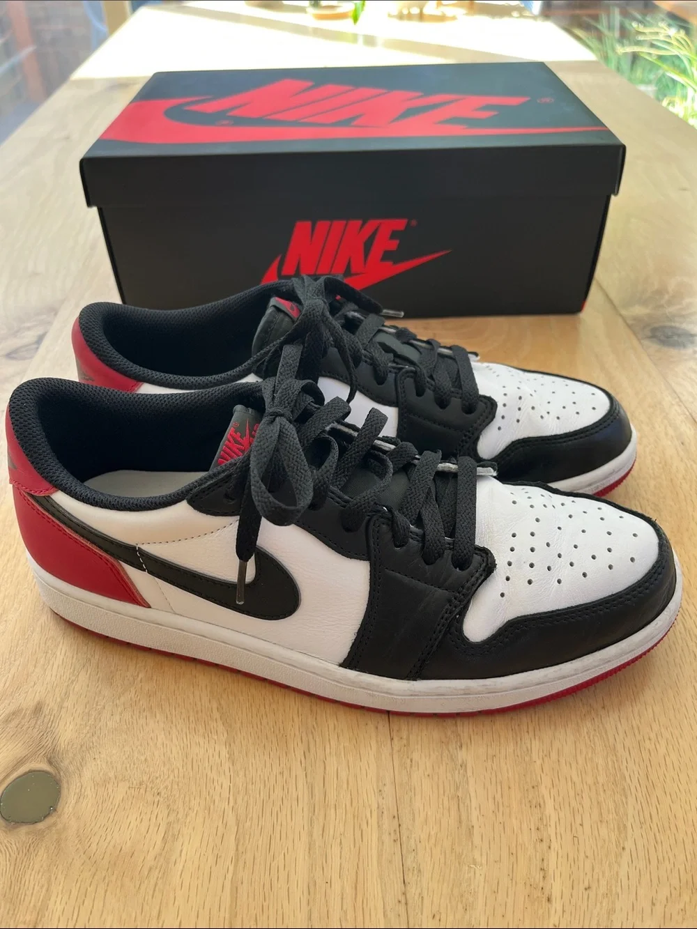 Nike Air Jordan 1 Retro Low OG “Black Toe”